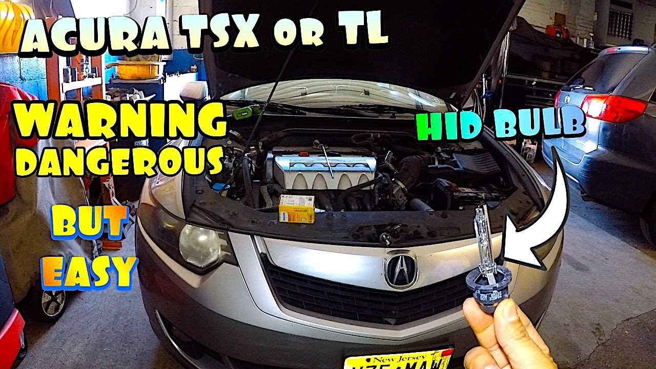 How to replace HID bulb on 2010 ACURA TSX or TL