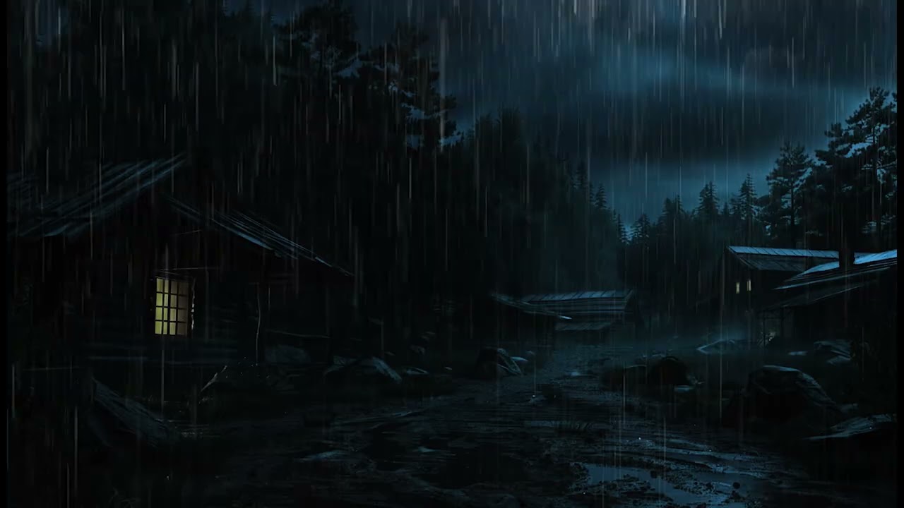 Soothing Rain Sounds for Deep Sleep, Relaxation and Peaceful Night Rest