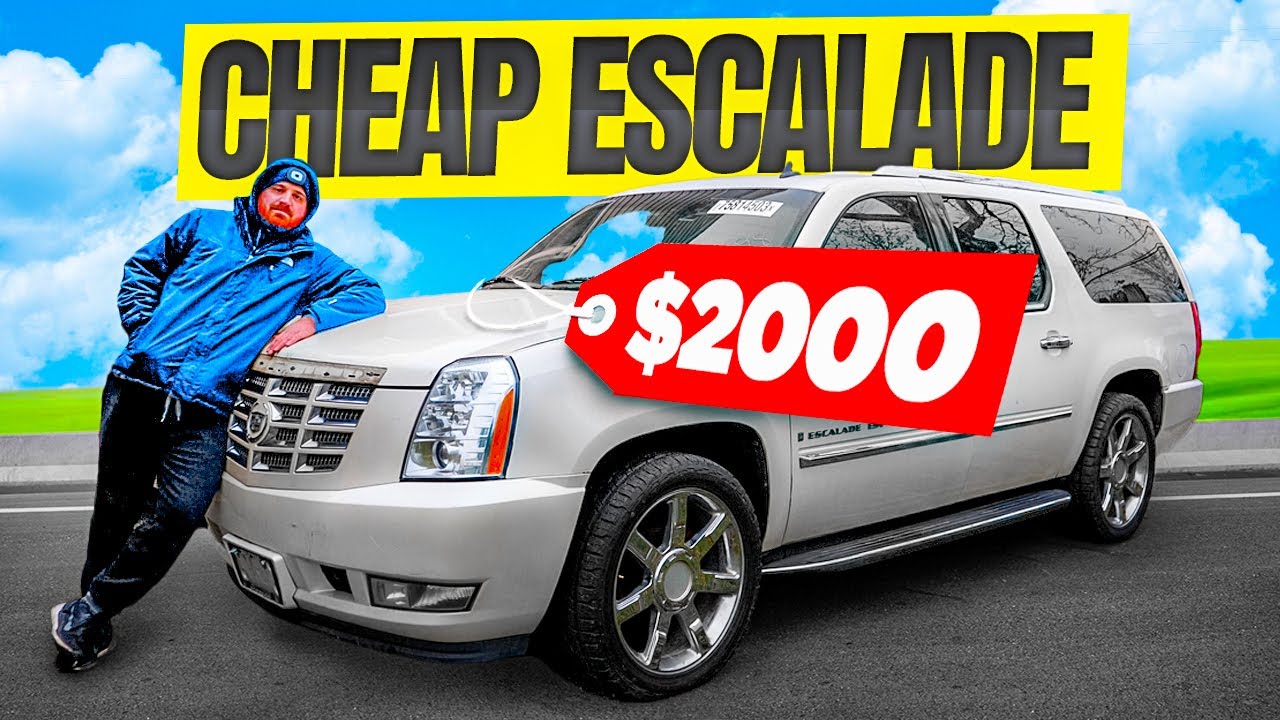 Я купил этот ESCALADE, даже не взглянув на него, и он действительно РАБОТАЕТ И ЕДЕТ!