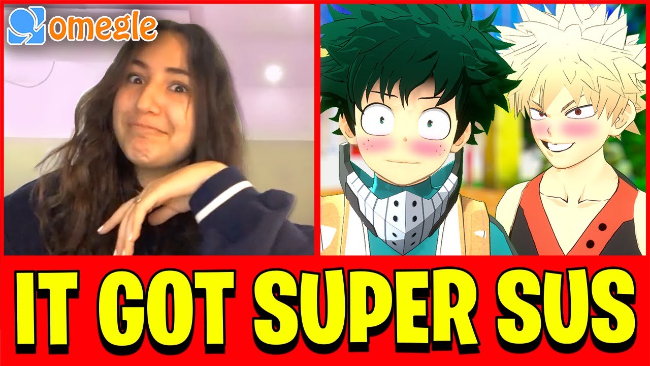 Deku and Bakugo make Omegle SUS... 😳 (VRChat VR)