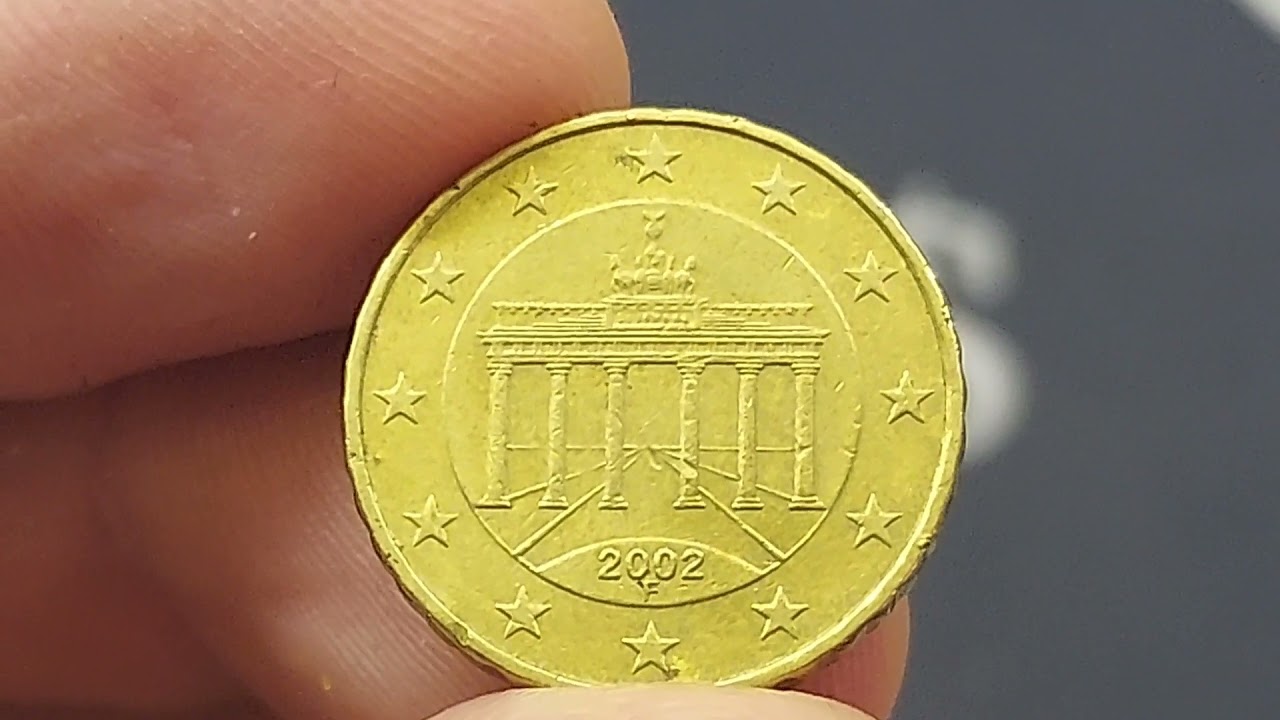 GERMANY 2002 10 Euro Cent Coin F VALUE + REVIEW