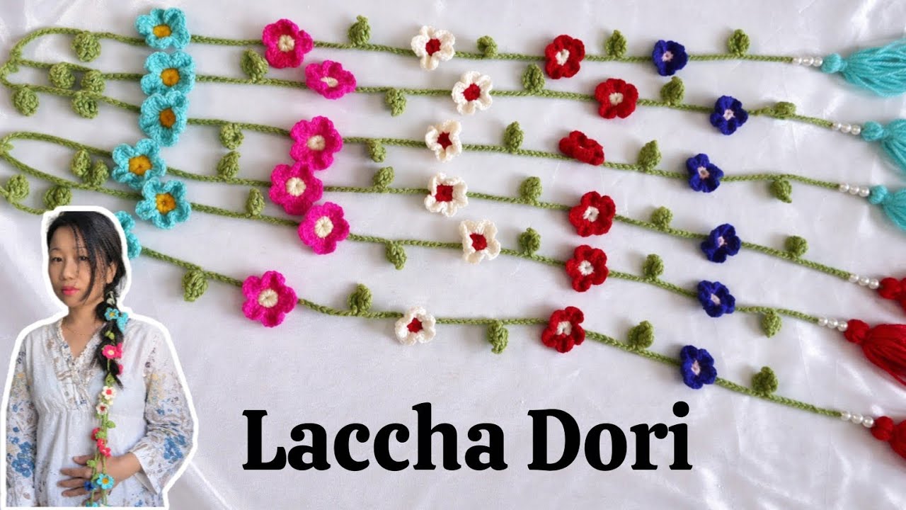 How to 🧶crochet 🌸Laccha Dori (parandi)|step by step full Tutorial ||Hindi 