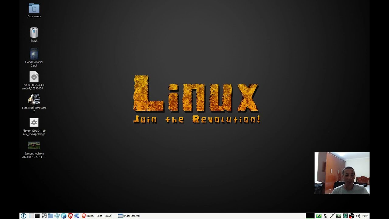 Runtu Lite 22.04 (Linux) - vis&atilde;o geral do sistema