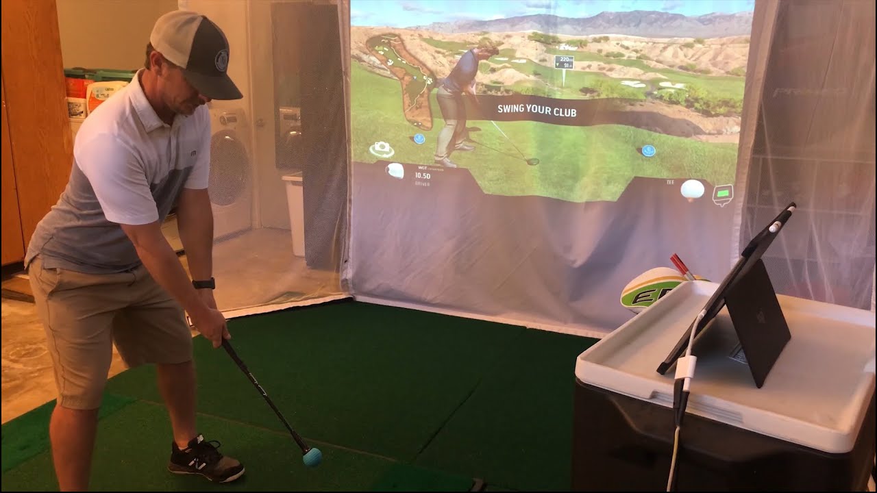 Homecourse Pro Screen with Phigolf WGT edition Bundle