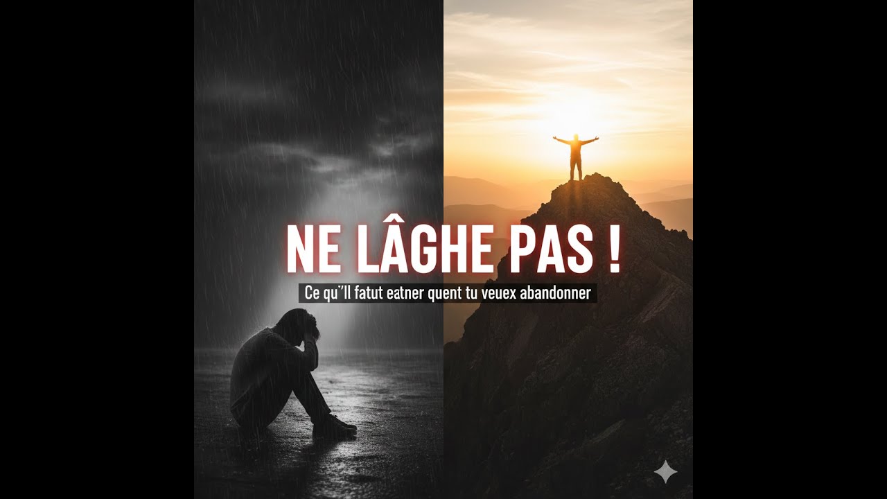Ne Lâche pas ! Transformer les obstacles en opportunités