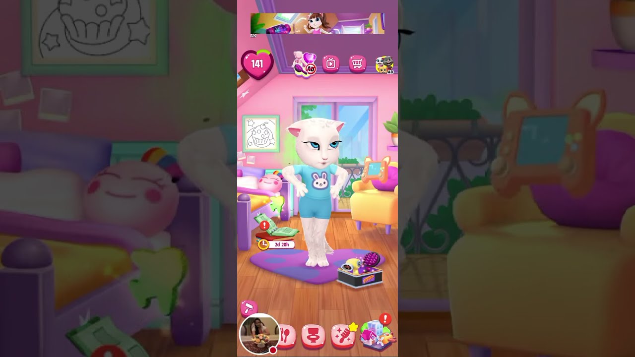 asmr# my Talking Angela  # Everyone  goodnight March 18,26