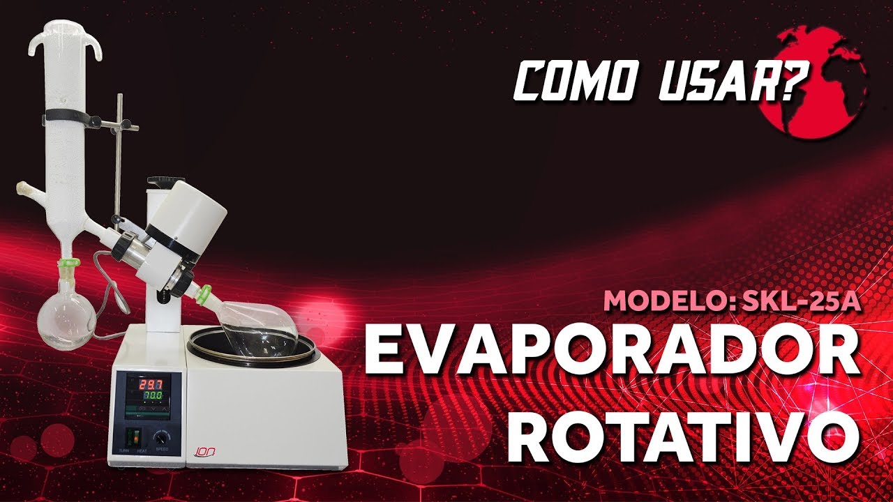 Montagem do Evaporador Rotativo Marca Warmnest / IONLAB - Modelo SKL-25A