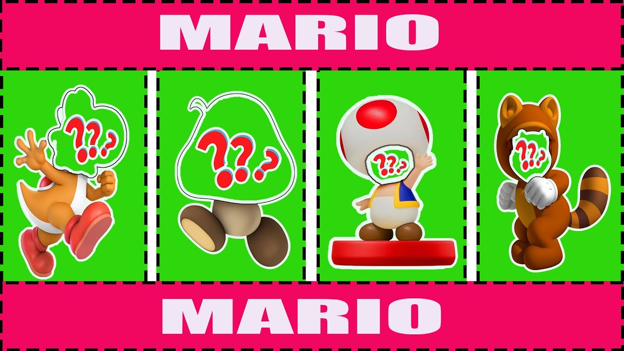 Who’s Behind The Mask? 🎭 Help Mario Team Complete Their Look 🎶 | Funny Animation