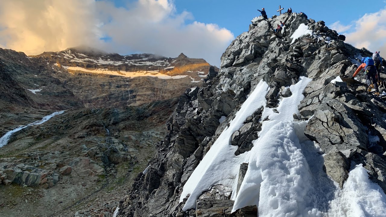 Lagginhorn (4010m) über den Westgrat