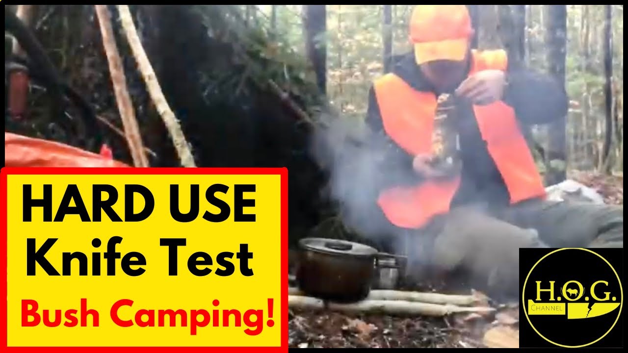 Overnight Bushcraft Practice, ATTEMPTED Fire-craft, HARD USE Knife Testing + 20km Ruck March