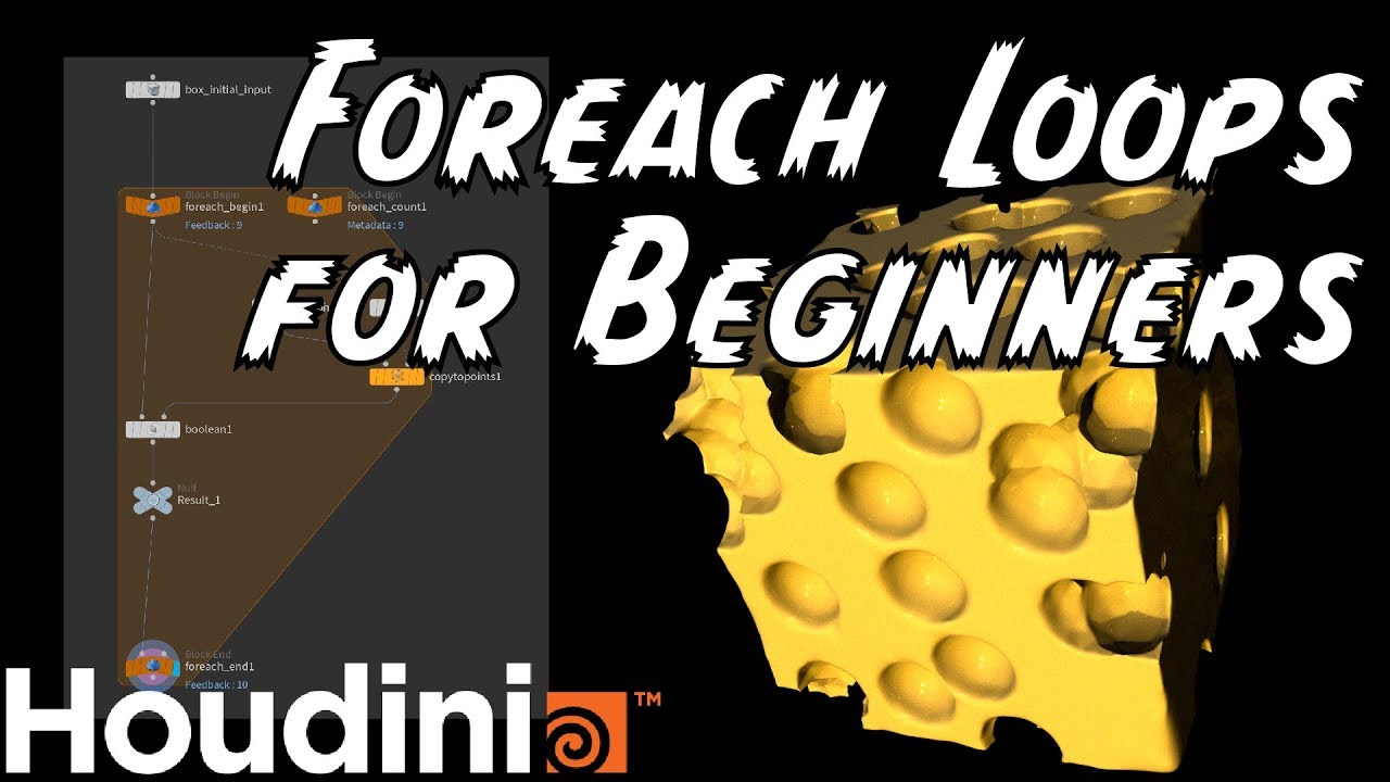 Foreach Loops in Houdini for Beginners