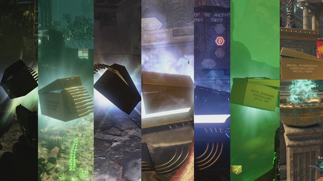 Call of Duty Zombies Blue Max Ammo Evolution (BO1,BO2,BO3,BO4)