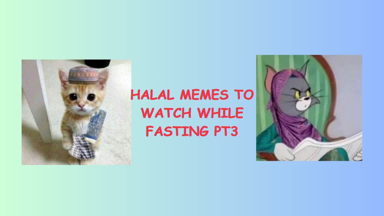 Halal memes made only for RAMADAN 🥰✨