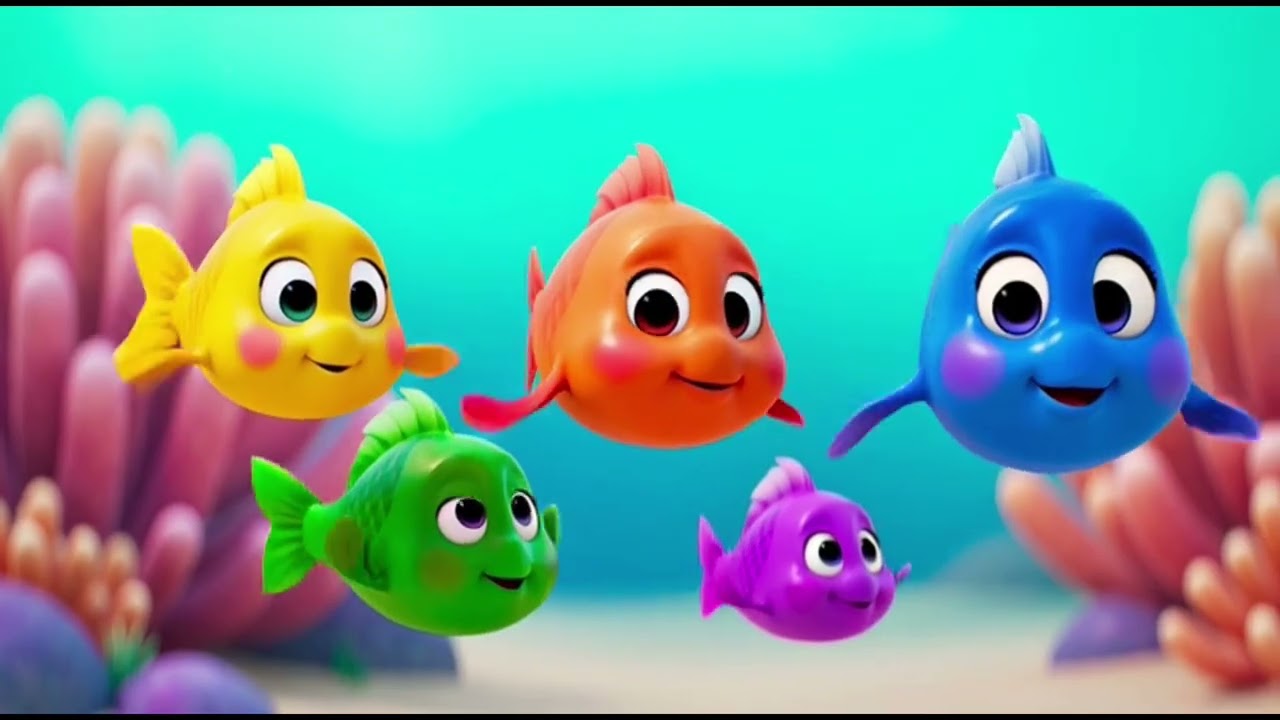 One Little Fish 🐟 | Count with Fish 🐠🐋🐬