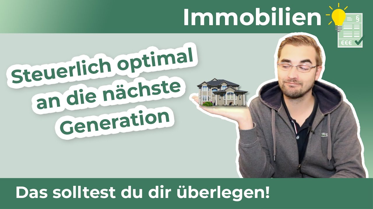 Immobilien an Kinder schenken oder verkaufen?