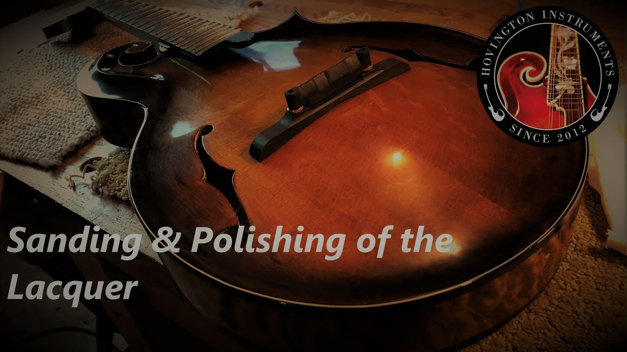 H5 Mandola -Wet sanding and Hand polishing -