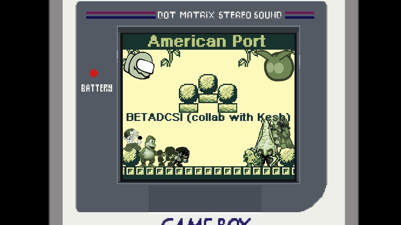 American Port, But every turn a different character sings it (Collab with Kesh) [FNF]