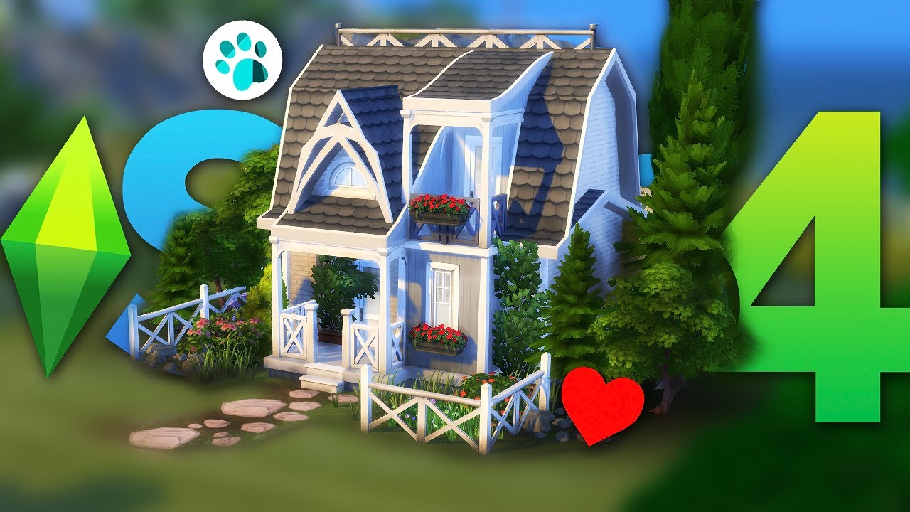 STARTER! Podstawa + Psy i koty, bez CC - The Sims 4 BUDOWA, przerabianie domów z gry