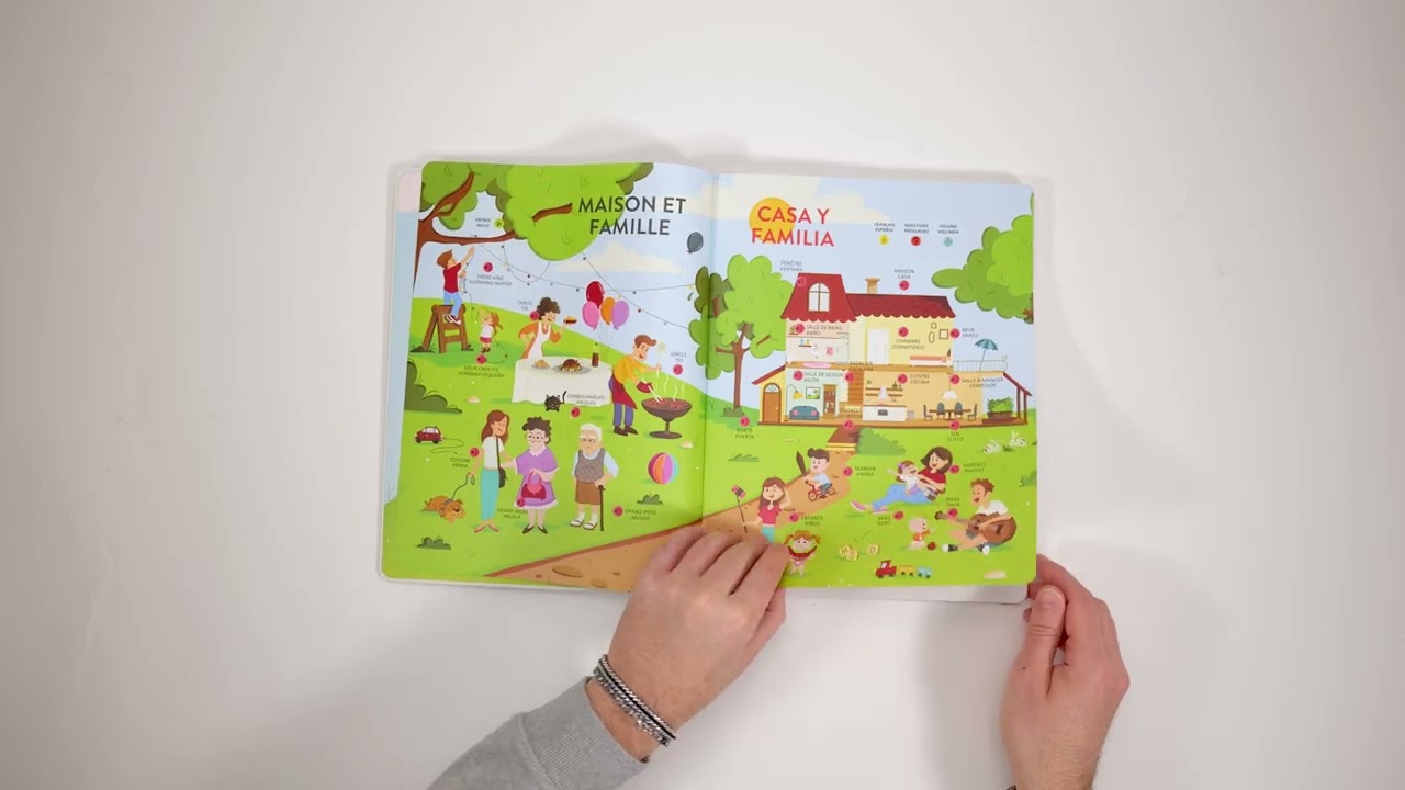 Apprendre l'espagnol facilement - Livre sonore interactif