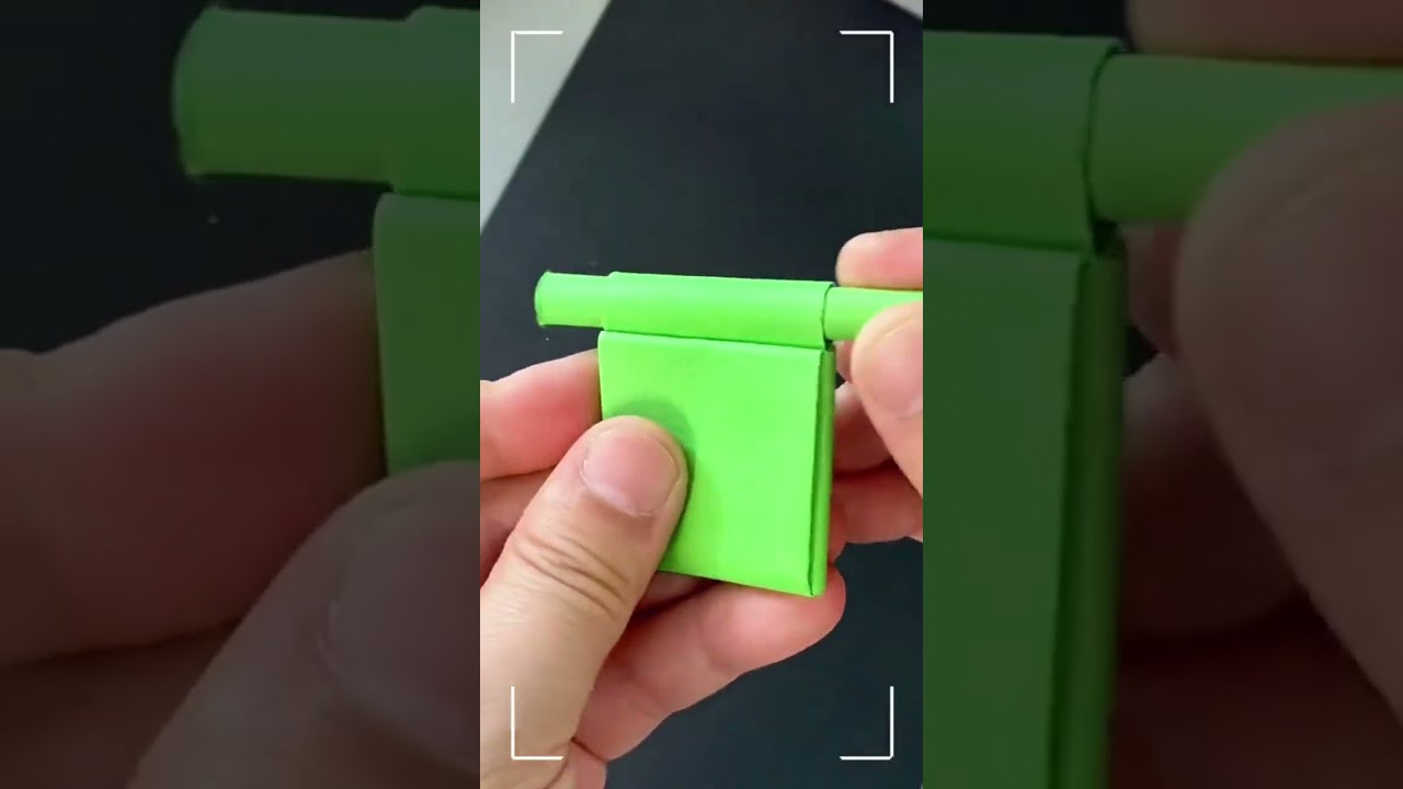 小时候折纸手枪 还记得怎么折吗？和孩子一起来试试吧！#手工 #diy #创意