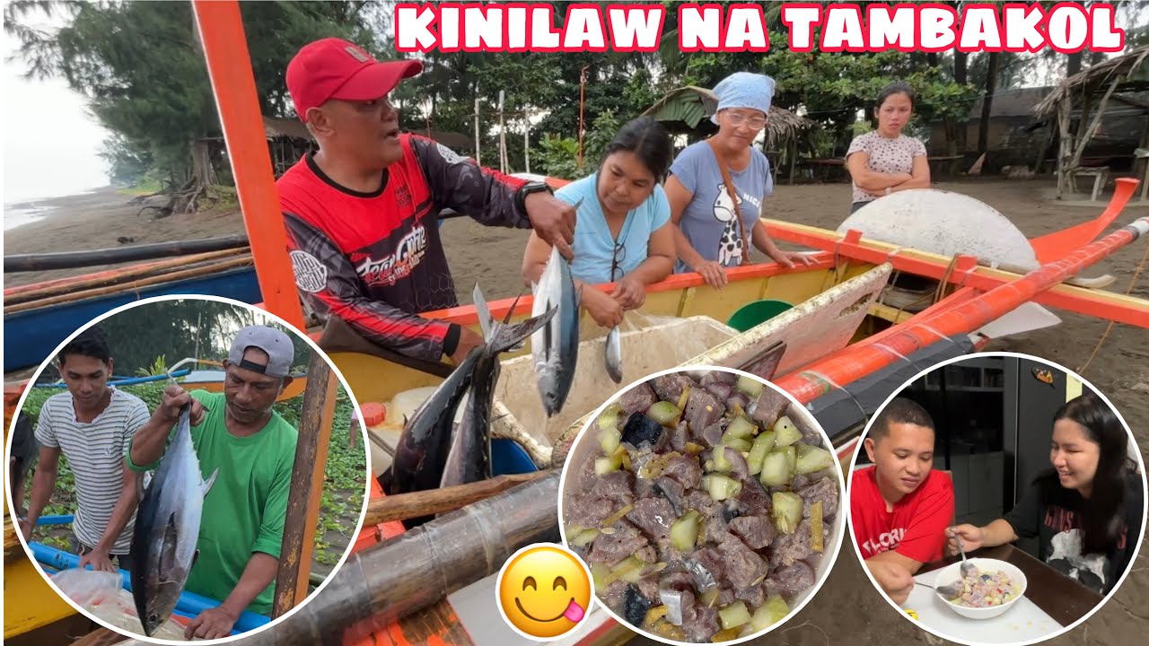 BUMILI NG ISDA SA TABING DAGAT + GUMAWA SI BAL NG KINILAW NA TAMBAKOL 