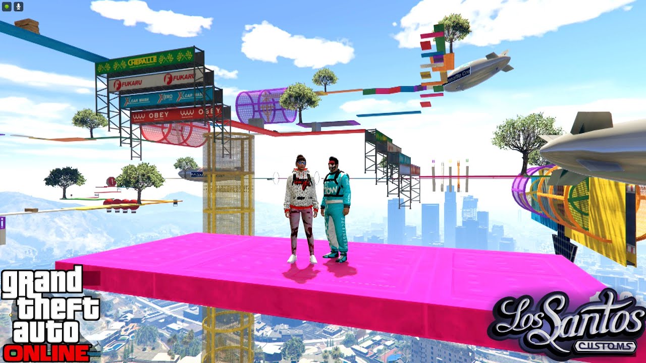 Gta 5 Online ქართულად EPIC Parkour 😱😱