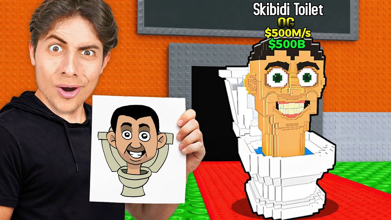 TOUT ce que Je DESSINE Devient RÉÉL sur Steal a Brainrot !