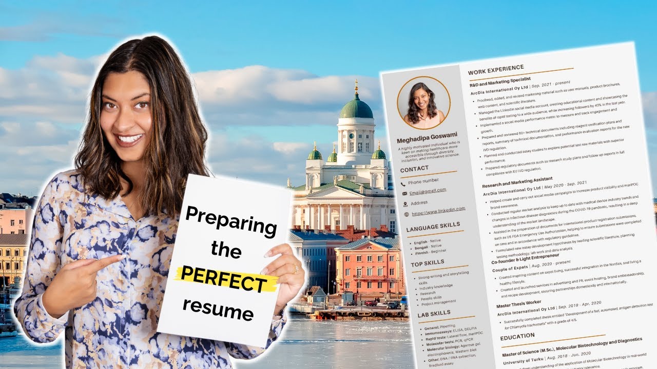 Работа в Финляндии: как написать ХОРОШЕЕ резюме (полное руководство)