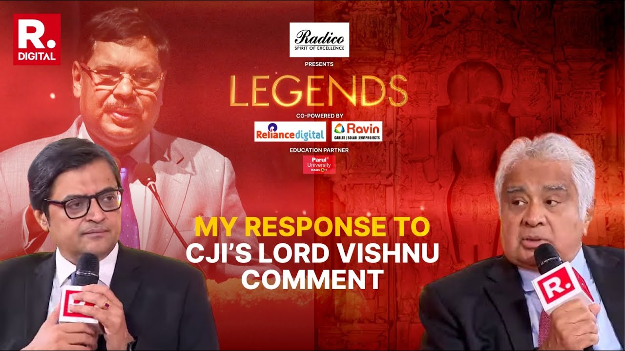 Padma Bhushan Harish Salve Response To CJI's Lord Vishnu Comment | Legends With Arnab Goswami