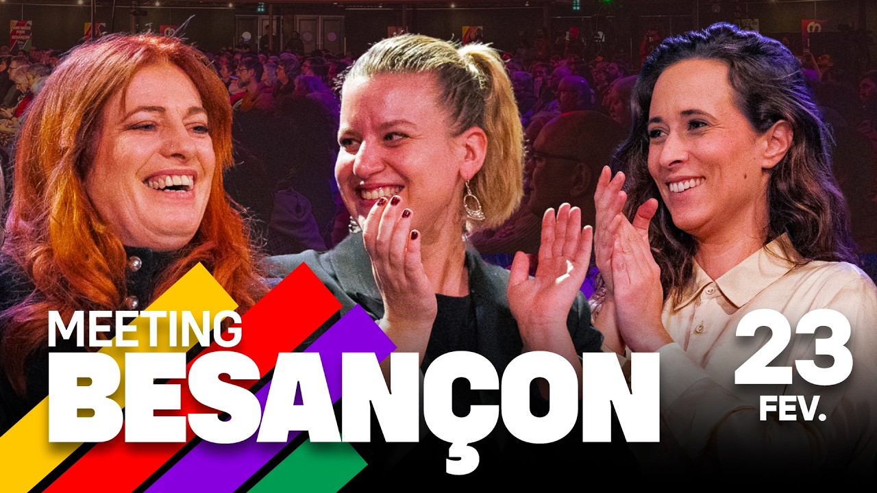 Meeting de la campagne municipale à Besançon