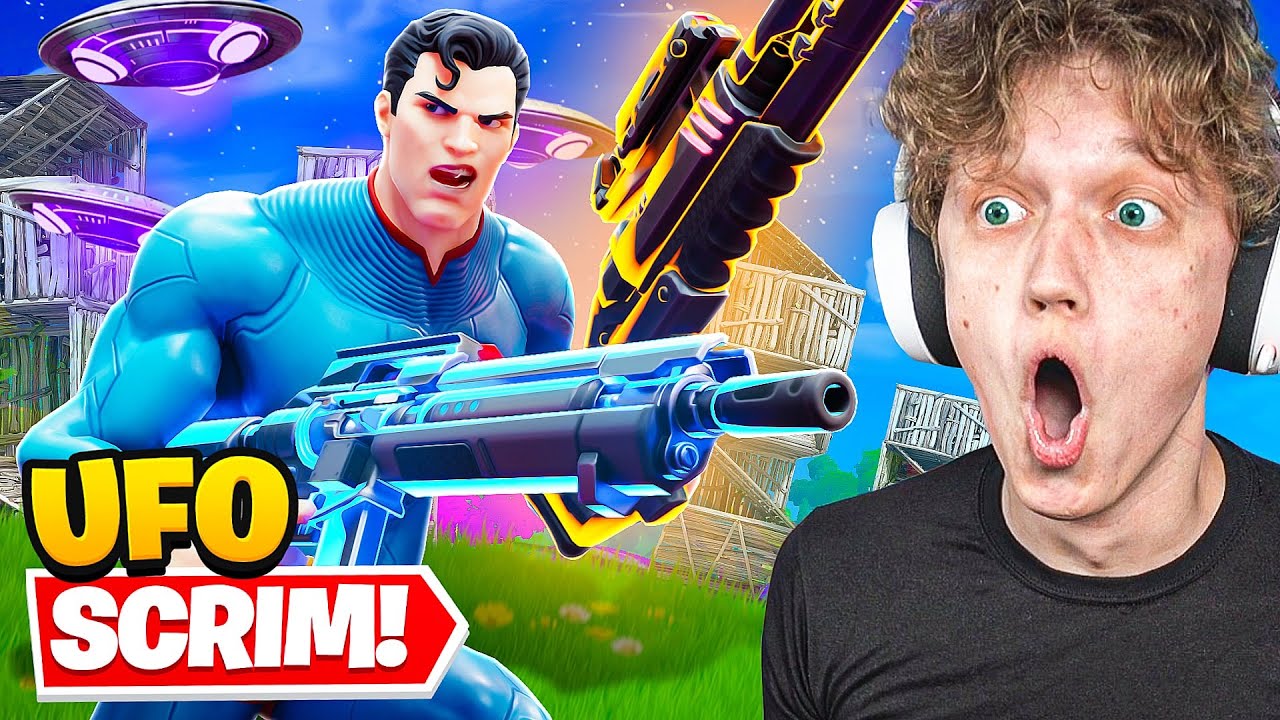 I got 100 pros to scrim using UFO’s in Fortnite... (Season 7)