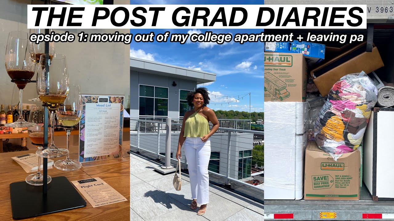 THE POST GRAD DIARIES | EP. 01: moving out of my college apartment + leaving pennsylvania