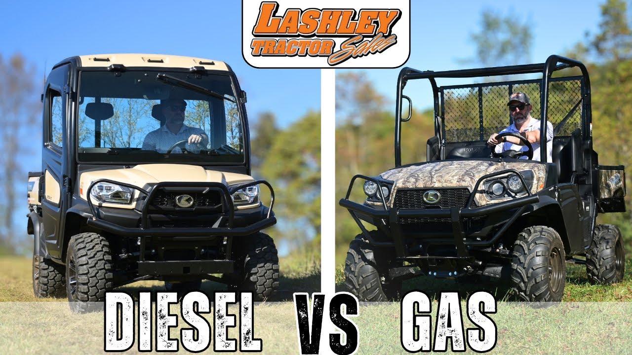 RTV VS Sidekick: Comparing Kubota's Gas and Diesel Utility Vehicles