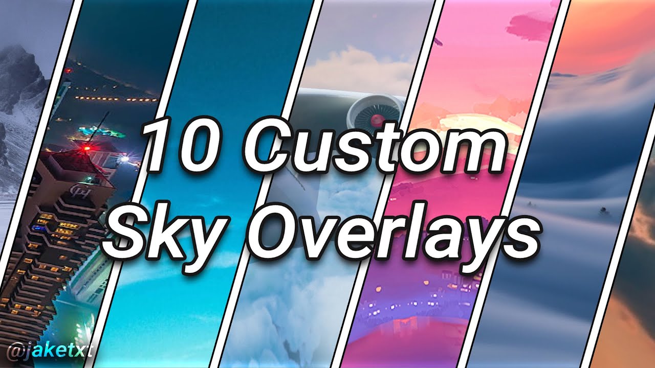 10 Custom Sky Overlay 1.8.9 FPS (10 sky overlay)...