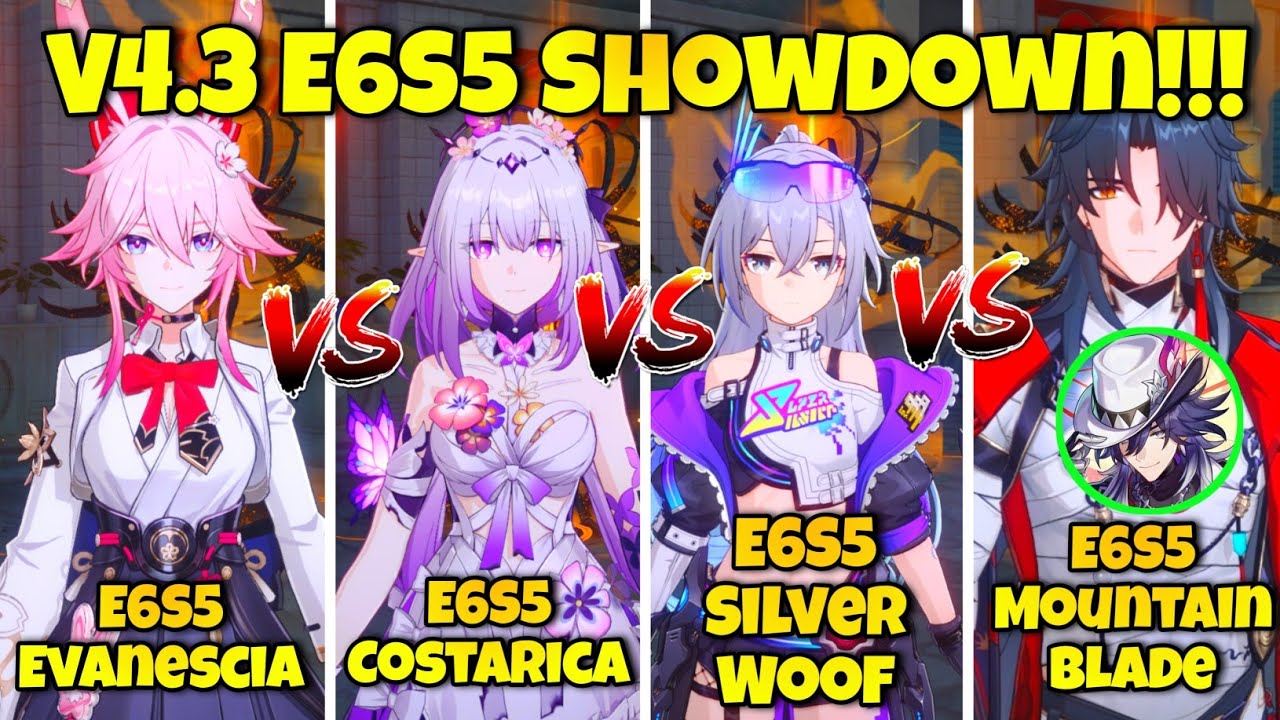 V4.3 E6S5 DPS SHOWDOWN: EVANESCIA VS CASTORICE VS ASHVEIL+ MORTENAX BLADE VS SW 999 VS 4.3 AA PLIGHT