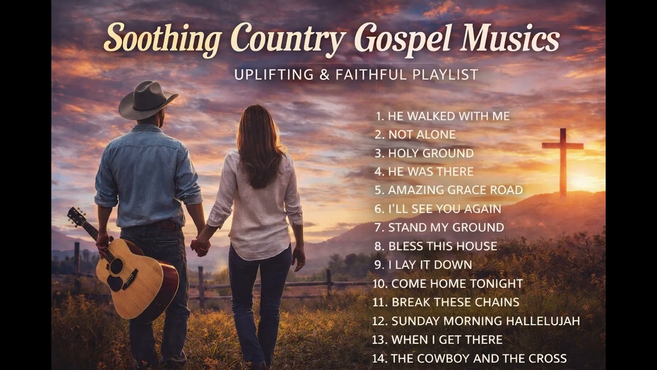 SOOTHING COUNTRY GOSPEL SONGS  |PEACEFUL CHRISTIAN MUSICS 2026|