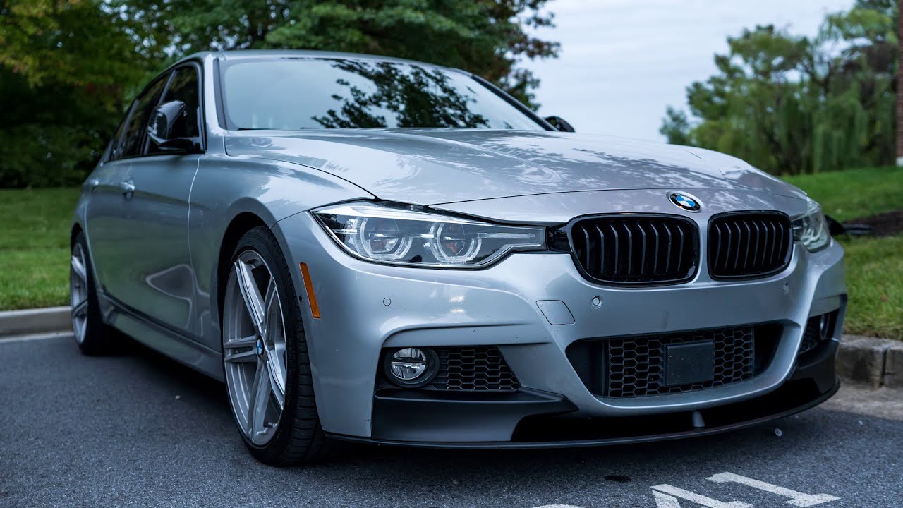 How to install a front bumper BMW F30 Front lip from Amazon - Installation and review - M sport