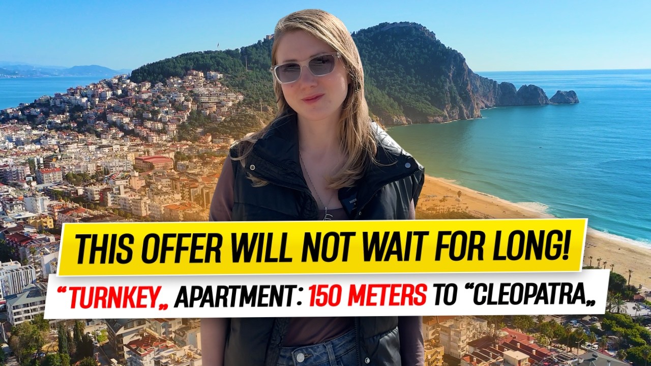 150 METERS to CLEOPATRA BEACH &mdash; Spacious Turnkey Apartment in the Center of Alanya from the Owner