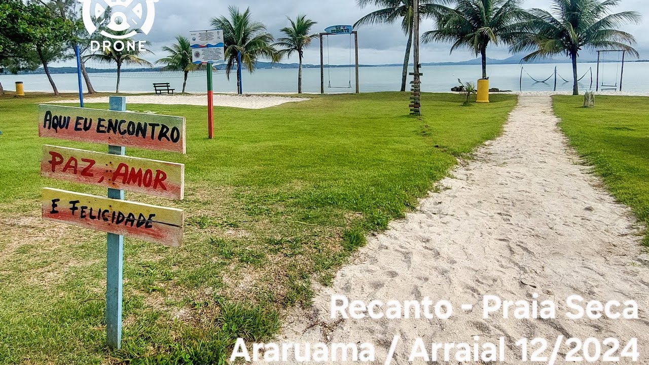 Praia Seca ( Lagoa Araruama/ Arraial ) - Paraíso é Aqui! Mais um Fim de Semana. Dji Mini 4 Pro 4k