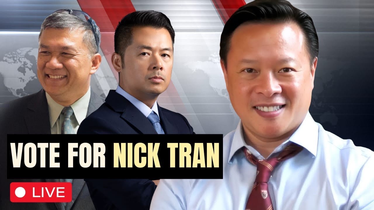 Live: Phỏng vấn ứng viên Quốc Hội Mỹ 2026 Nick Tran từ tiểu bang Texas