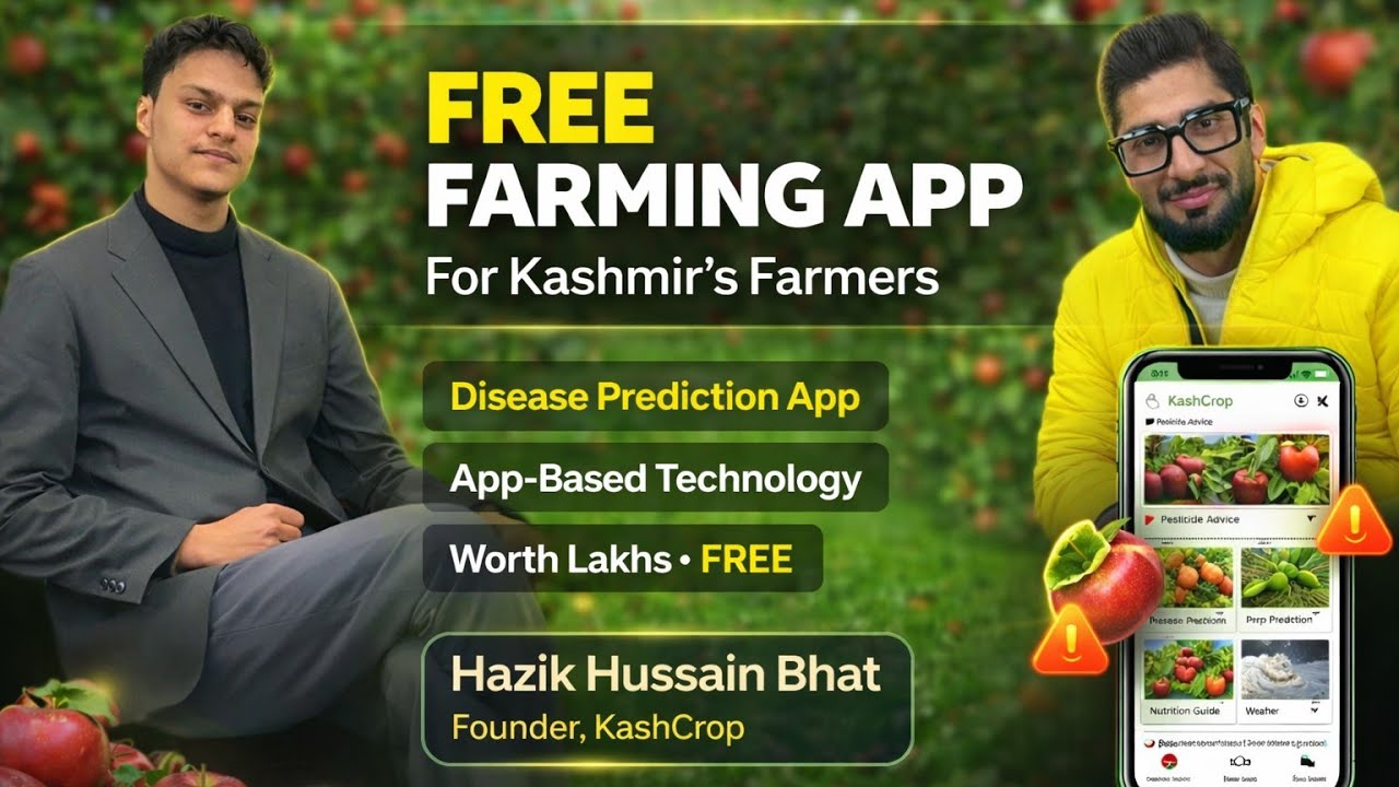How a 19-Year-Old Coded Kashmir’s First Smart Farming App
