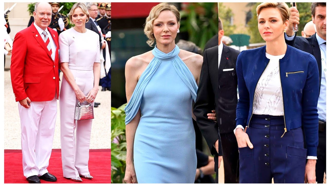 ❤️❤️Princess Charlene of Monaco with Prince Albert||fashion Icon of Monaco 