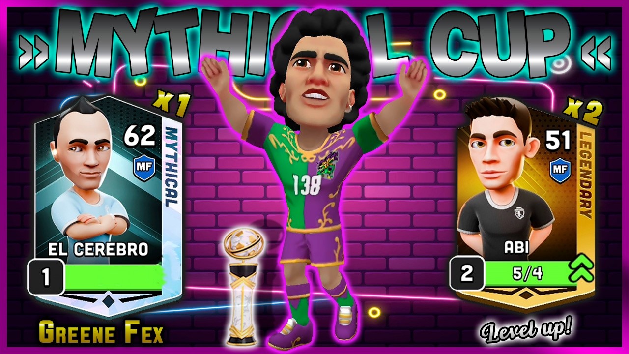 Mini Football | 🎉MYTHICAL CUP: EL CEREBRO X1🏆 | ABI (LEVEL UP)⬆️