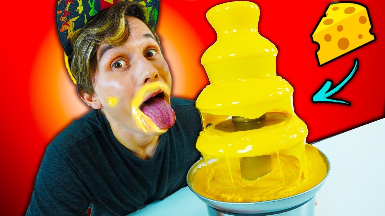 FIZ UMA FONTE INFINITA DE QUEIJO DERRETIDO ☆ DELICIOSO ☆