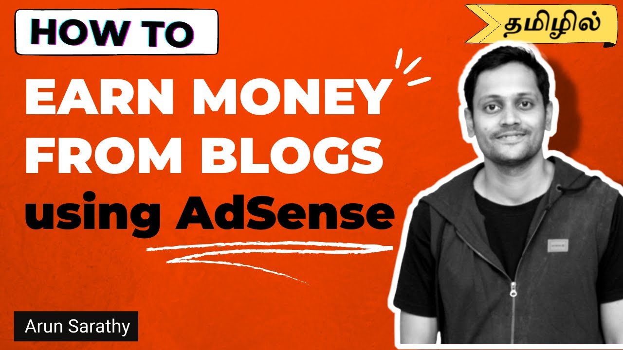 How to Earn Money From Blog With AdSense (Tamil)