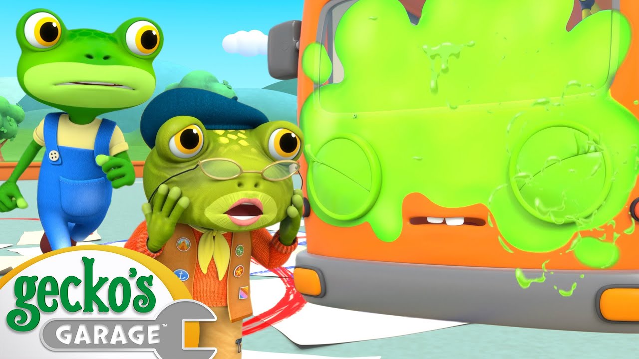 Grandma's Messy Art Class 🎨 | Gecko's Garage 🚚 | Cartoons For Kids | Toddler Fun Learning