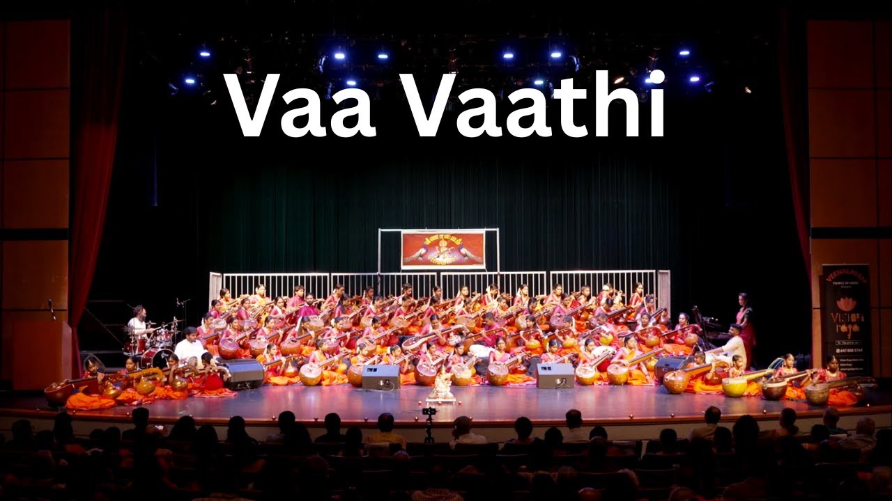 Vaa Vaathi -Veena Varshini 60 Veena ensemble- Veenalayam School of Music, Canada