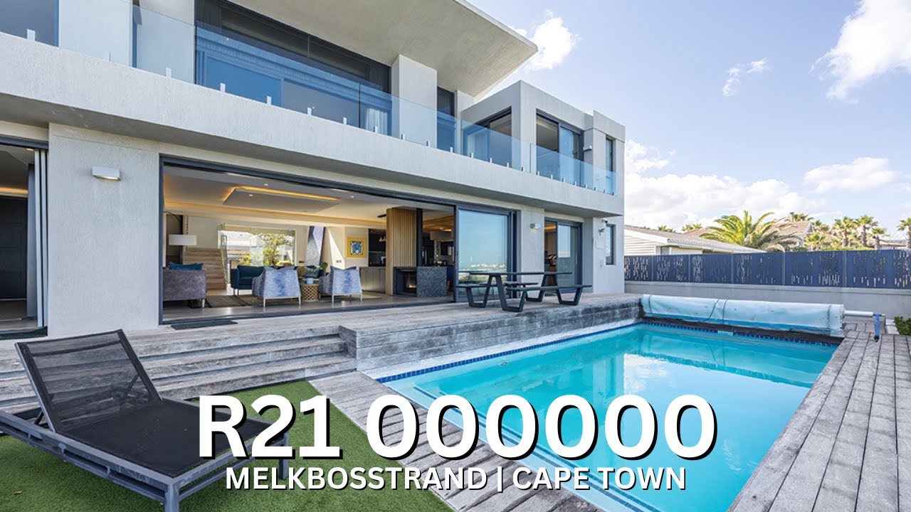 DETAIL VIDEO | R21MILLION BEACH VILLA IN MELKBOSSTRAND, CAPE TOWN