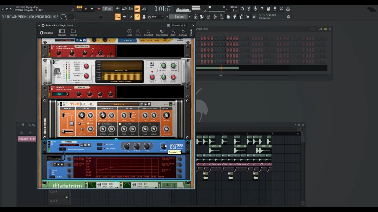 making a square4 riddim bass thing