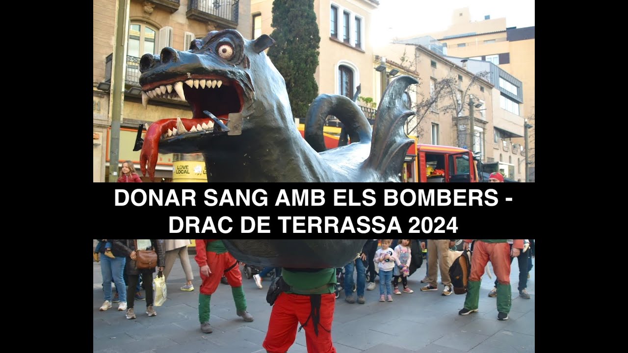 DONAR SANG AMB ELS BOMBERS - DRAC DE TERRASSA 2024